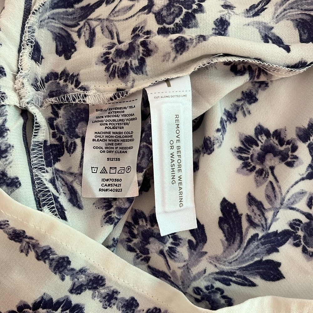 LOFT Floral Print Swing Dress - Picture 6 of 6